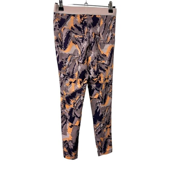 Nike Pro Hyperwarm Girl’s Black and Peach Tight Leggings Size Large - Picture 3 of 4